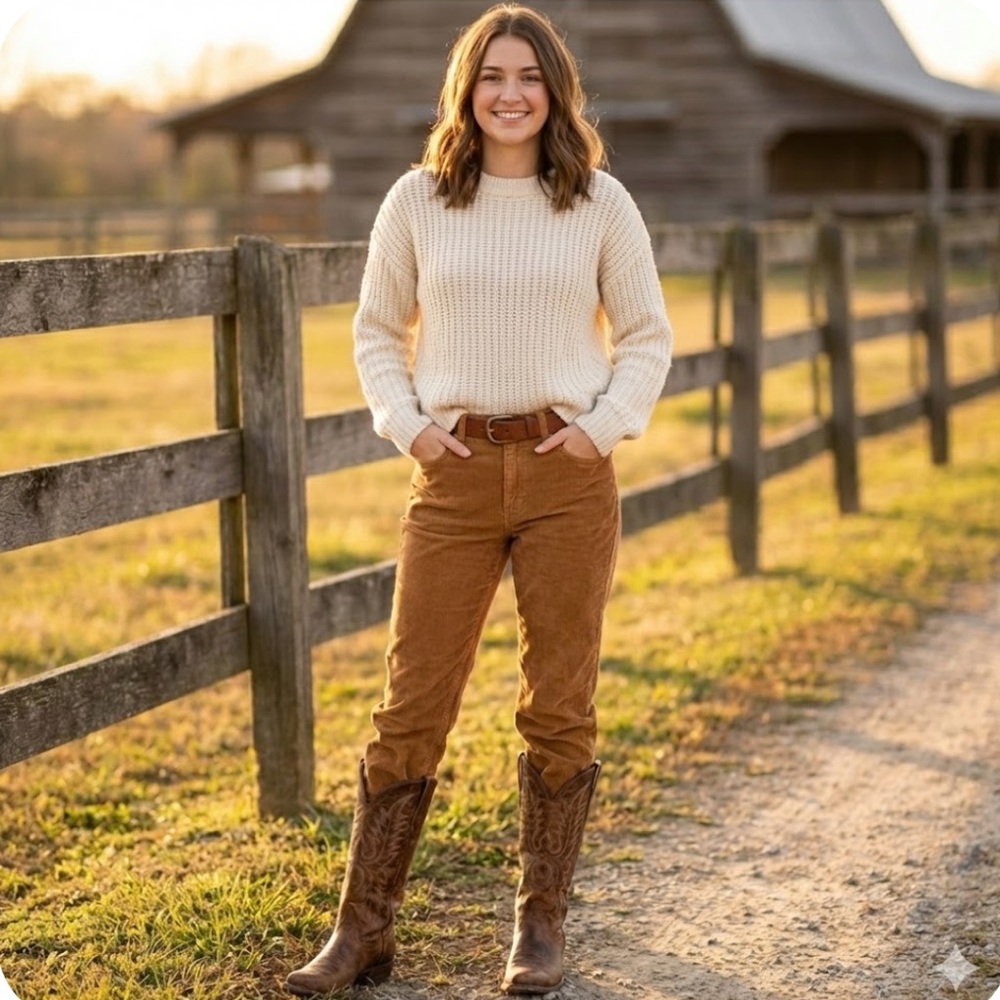 Mustard Brown Corduroy Pants
